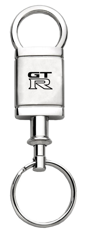 GTR Satin-Chrome Valet Key Fob - Silver