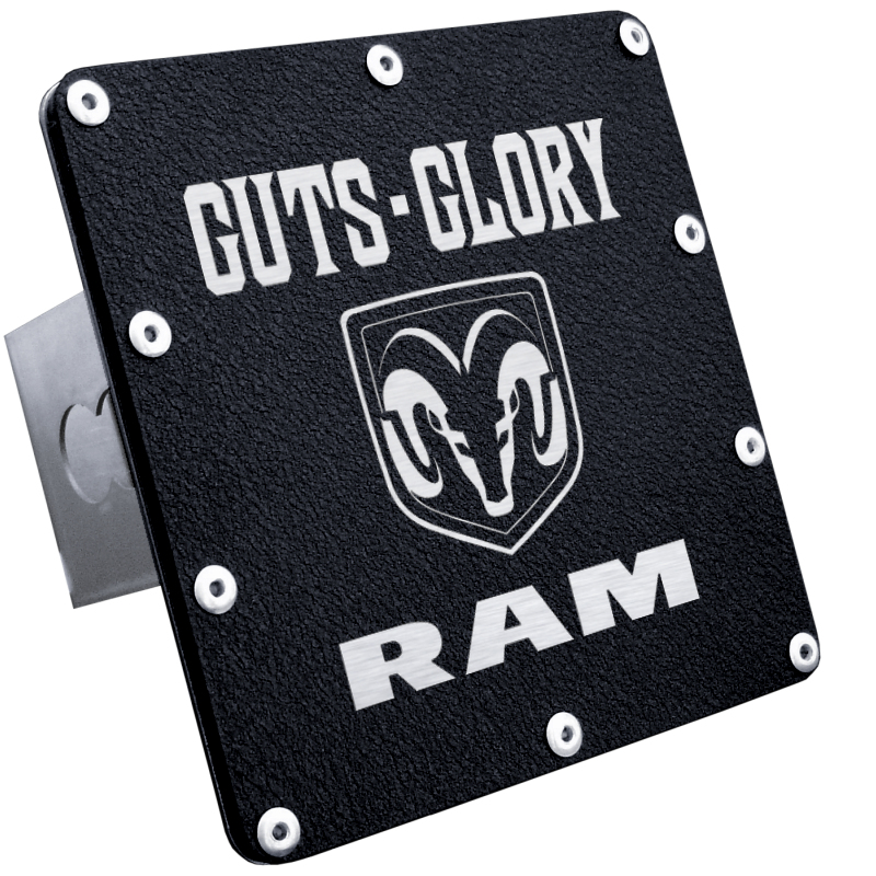 Guts - Glory - Ram Class III Hitch Plug - Rugged Black