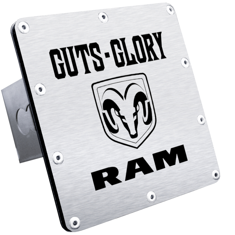 Guts - Glory - Ram Class III Trailer Hitch Plug - Brushed