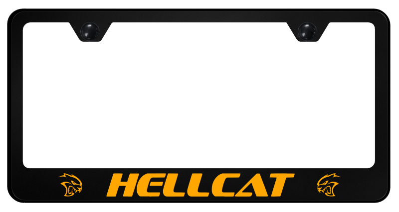 Hellcat Orange PC Frame - UV Print on Black