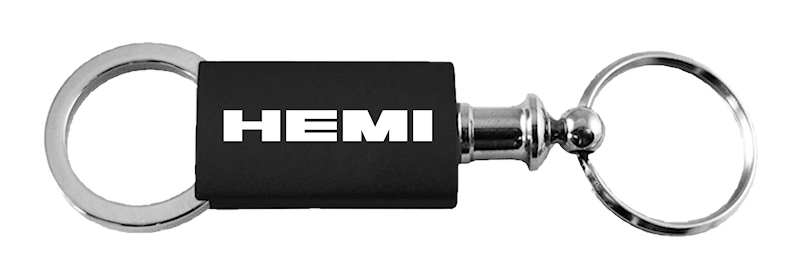 Hemi Anodized Aluminum Valet Key Fob - Black