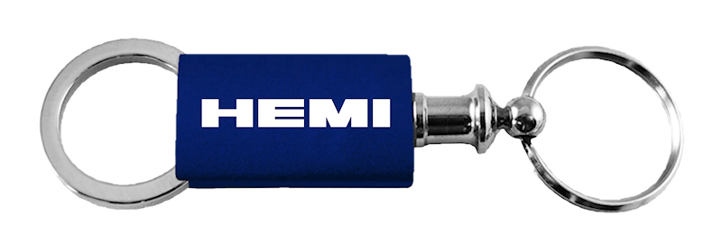 Hemi Anodized Aluminum Valet Key Fob - Navy