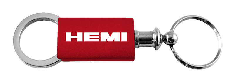 Hemi Anodized Aluminum Valet Key Fob - Red