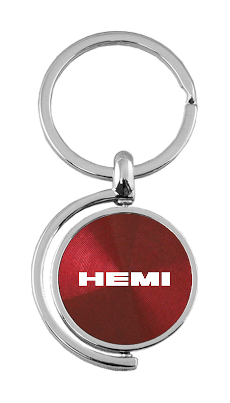 Hemi Spinner Key Fob - Burgundy
