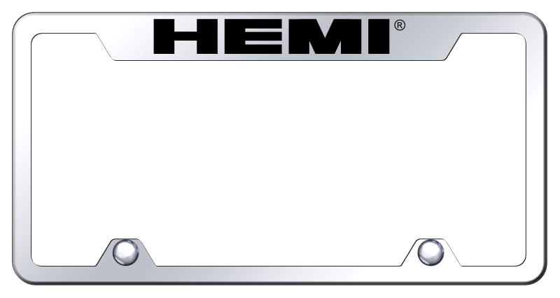 Hemi Steel Truck Cut-Out Frame - Laser Etched Mirrored