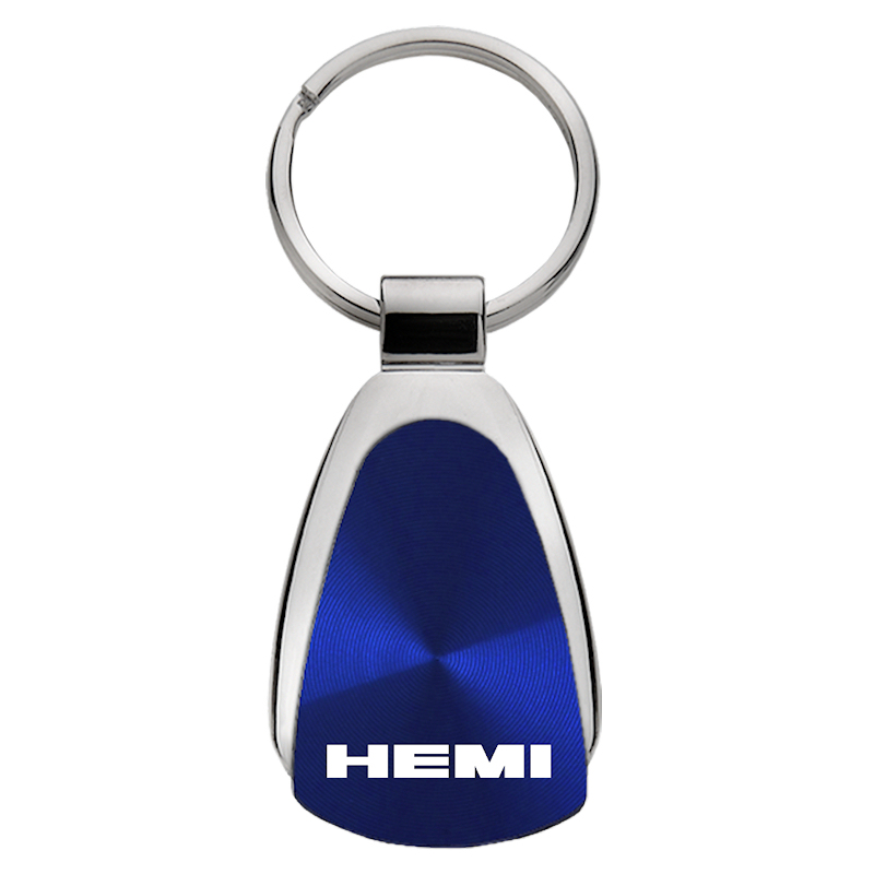 Hemi Teardrop Key Fob - Blue