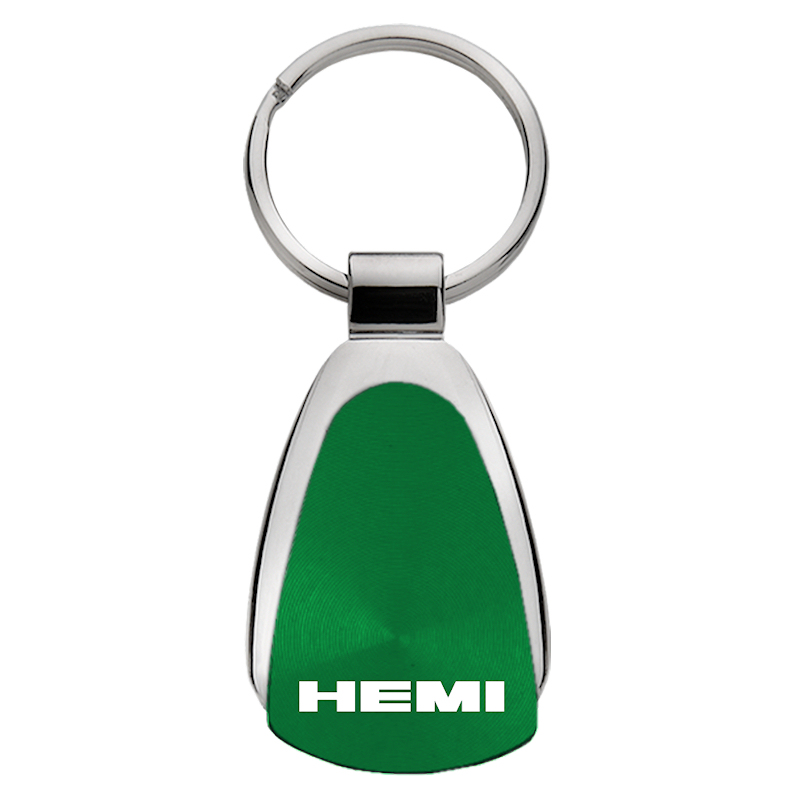 Hemi Teardrop Key Fob - Green