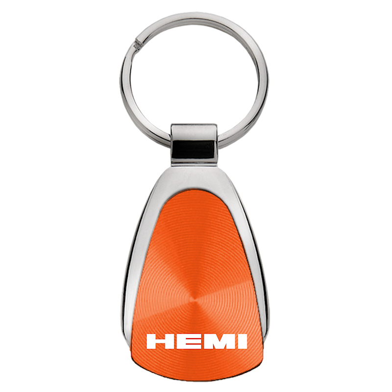 Hemi Teardrop Key Fob - Orange