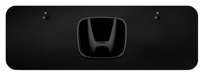 Honda Mini Plate - Black Pearl on Black