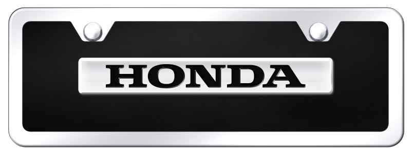 Honda Name Acrylic Mini Kit - Chrome on Black