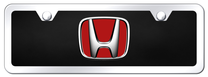 Honda (Red Fill) Acrylic Mini Kit - Chrome on Black