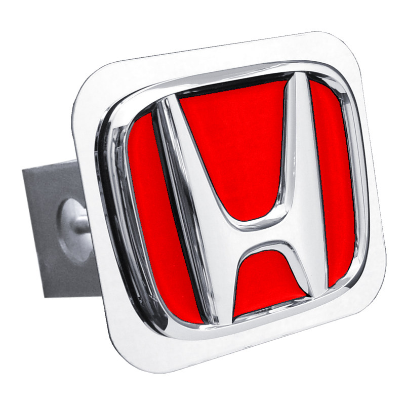 Honda (Red Fill) Class II Trailer Hitch Plug - Mirrored