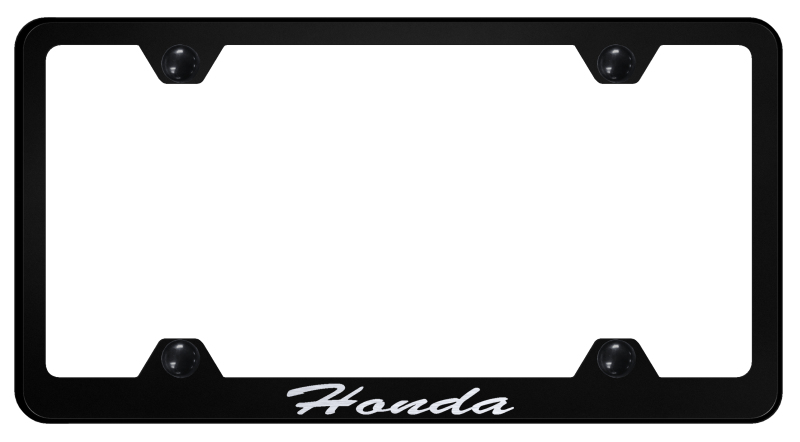 Honda Script Steel Wide Body Frame - Laser Etched Black