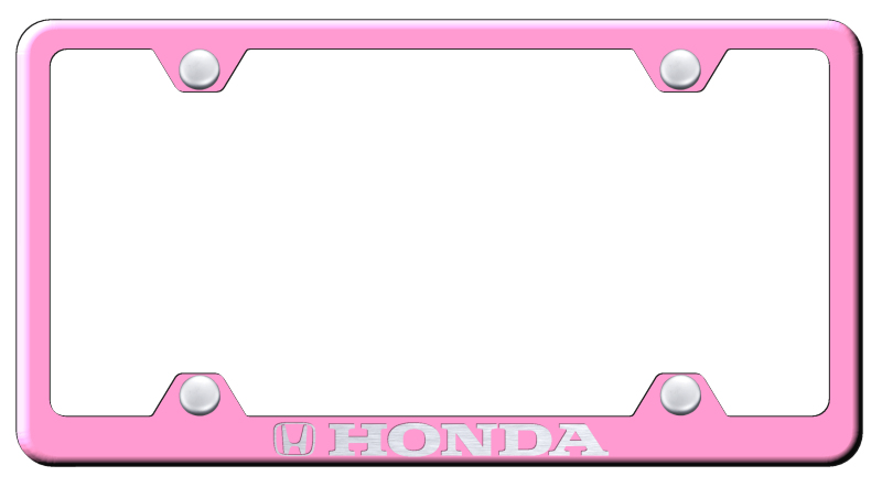 Honda Steel Wide Body Frame - Laser Etched Pink