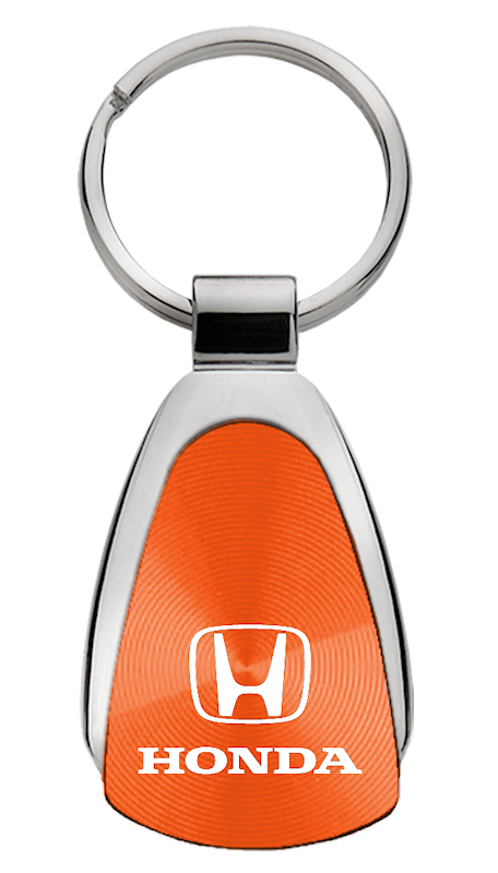 Honda Teardrop Key Fob - Orange