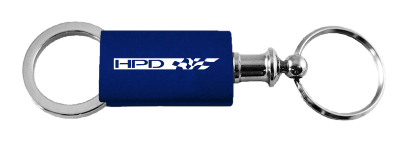 HPD Anodized Aluminum Valet Key Fob - Navy