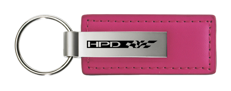 HPD Leather Key Fob - Pink