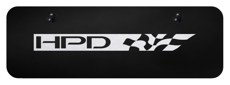 HPD Mini Plate - Laser Etched Black