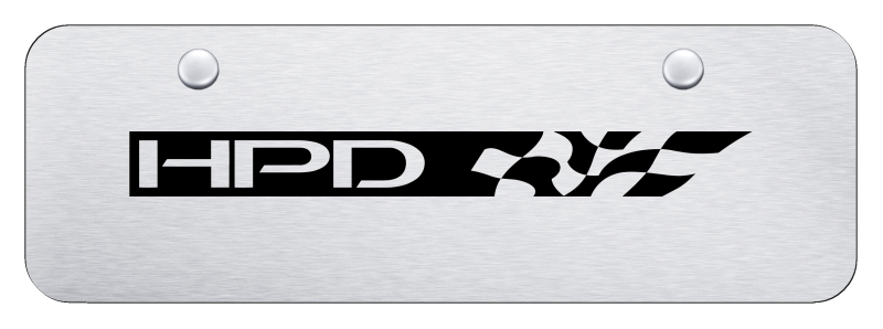 HPD Mini Plate - Laser Etched Brushed