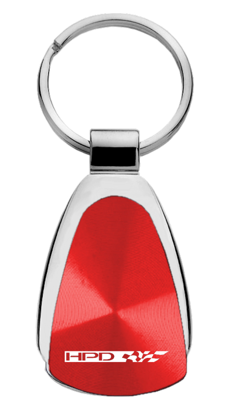 HPD Teardrop Key Fob - Red