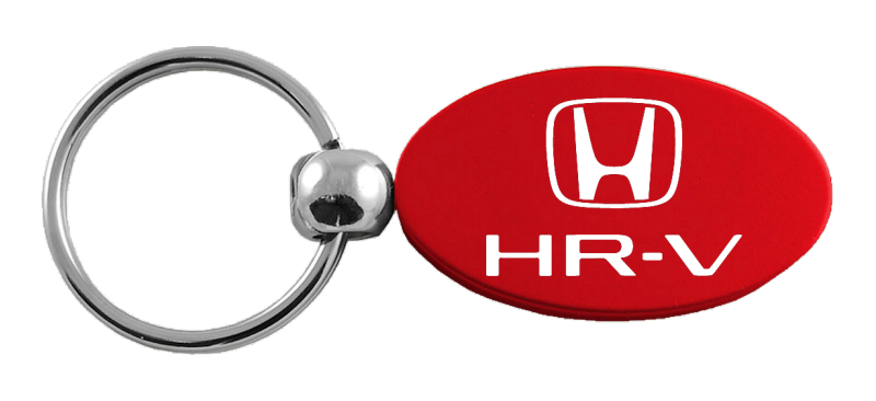 HR-V Oval Key Fob - Red