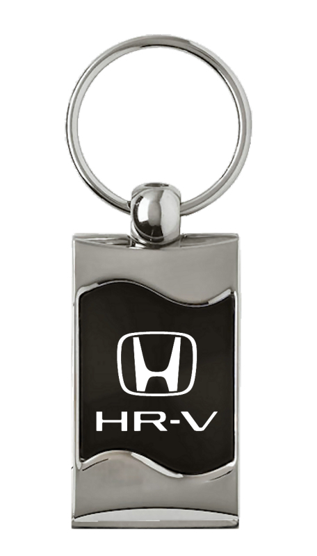 HR-V Rectangular Wave Key Fob - Black