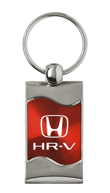 HR-V Rectangular Wave Key Fob - Red