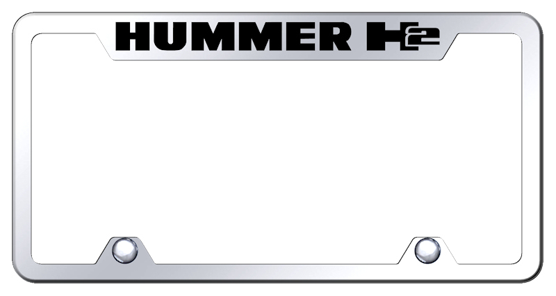 Hummer H2 Steel Truck Cut-Out Frame - Laser Etched Mirrored
