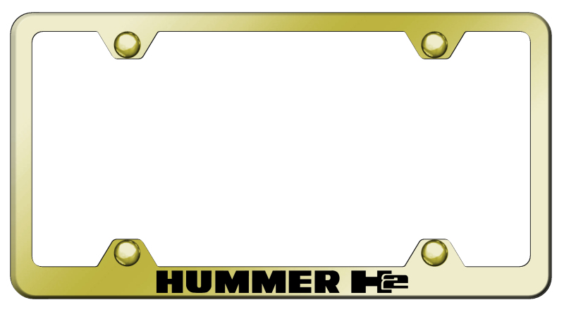 Hummer H2 Steel Wide Body Frame - Laser Etched Gold