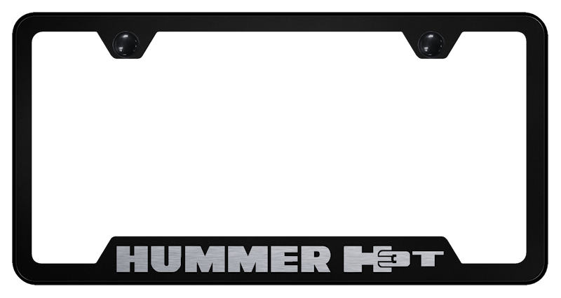 Hummer H3T Cut-Out Frame - Laser Etched Black