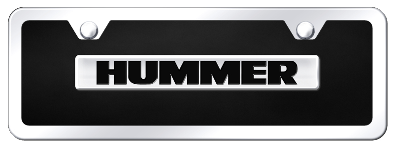 Hummer Name Acrylic Mini Kit - Chrome on Black