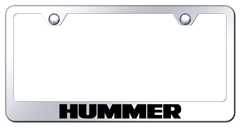 Hummer Stainless Steel Frame - Laser Etched Mirrored