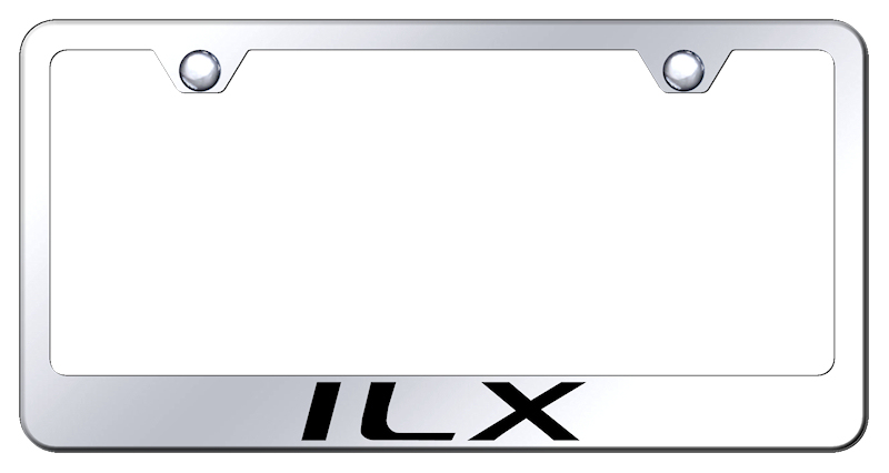 Acura ILX Laser Etched Stainless Steel License Plate Frame - Finish:Mirror