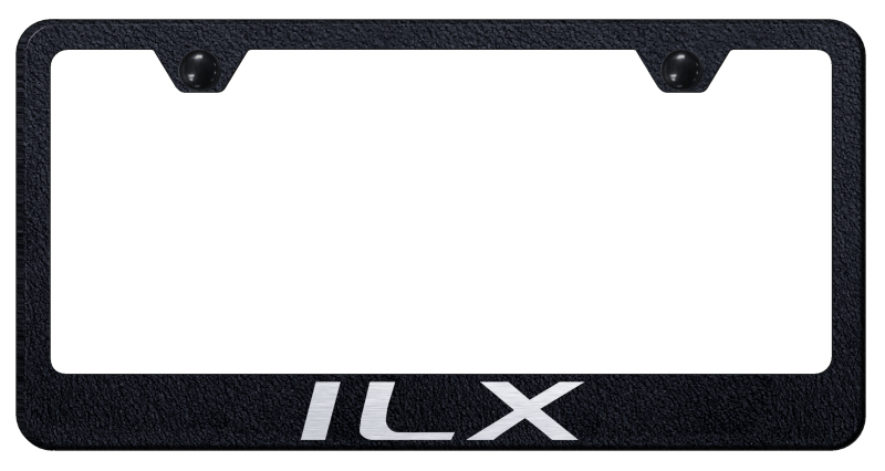ILX Stainless Steel Frame - Laser Etched Rugged Black