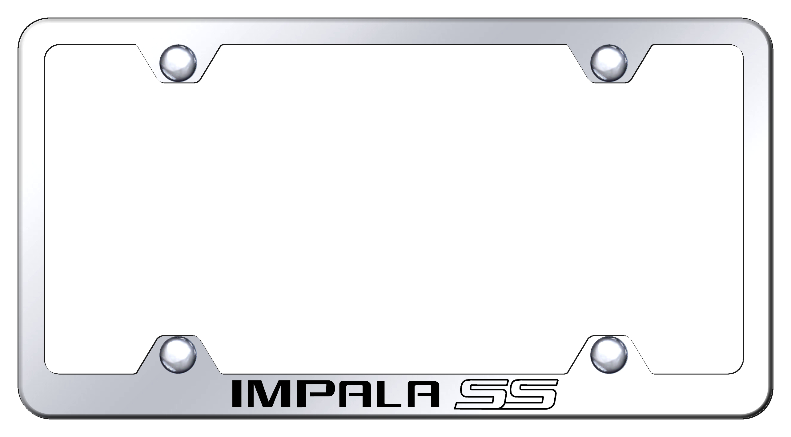 Impalla SS Steel Wide Body Frame - Laser Etched Mirrored
