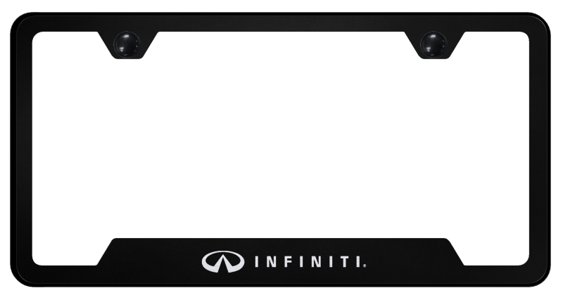Infiniti Cut-Out Frame - Laser Etched Black