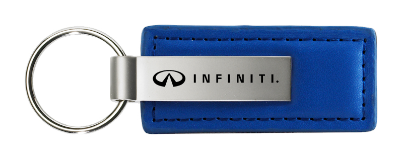 Infiniti Leather Key Fob - Blue