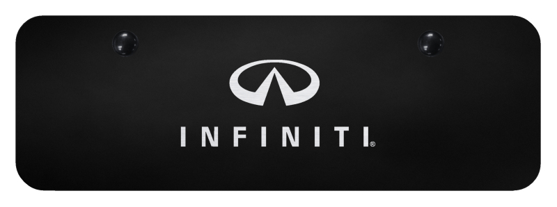 Infiniti Mini Plate - Laser Etched Black
