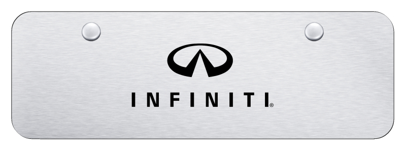 Infiniti Mini Plate - Laser Etched Brushed