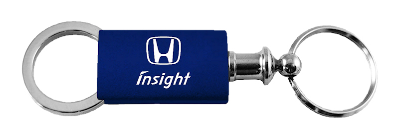 Insight Anodized Aluminum Valet Key Fob - Navy