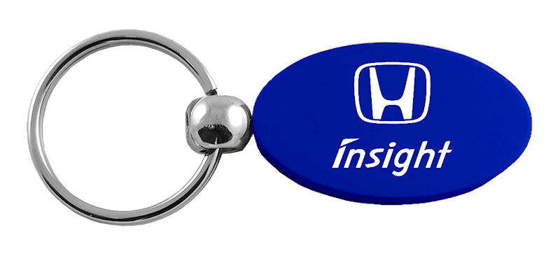 Insight Oval Key Fob - Blue
