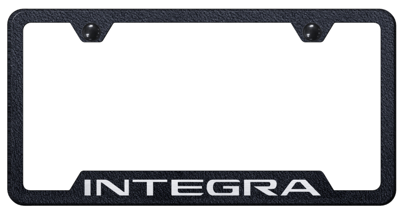 Integra Cut-Out Frame - Laser Etched Rugged Black