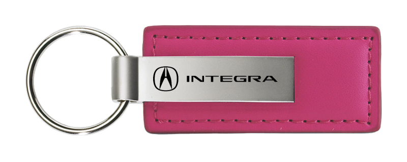 Integra Leather Key Fob - Pink