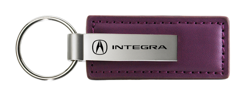 Integra Leather Key Fob - Purple