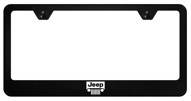 Jeep Grill PC Frame - UV Print on Black