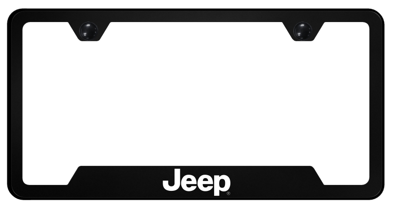 Jeep PC Notched Frame - UV Print on Black