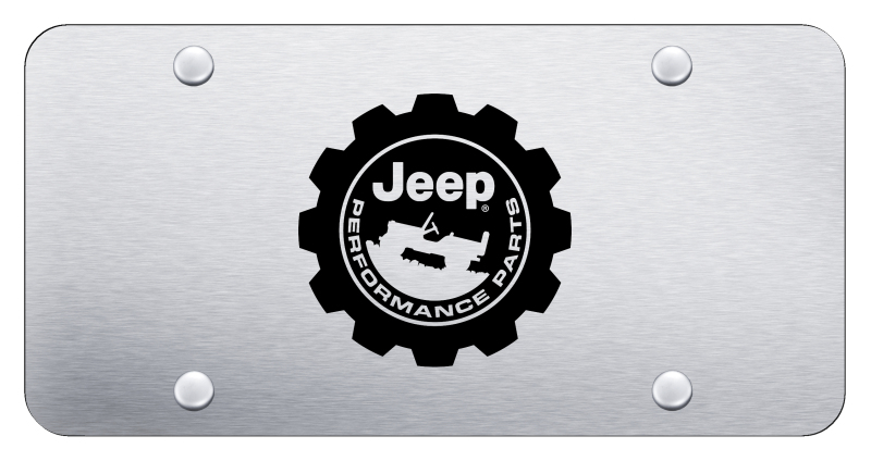 Jeep Performance License Plate - Laser Etched Brushed