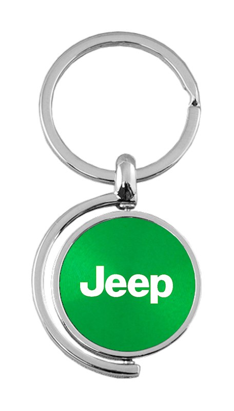 Jeep Spinner Key Fob - Green