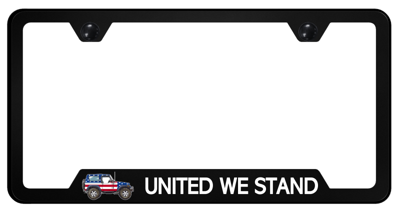 Jeep UWS PC Notched Frame - UV Print on Black