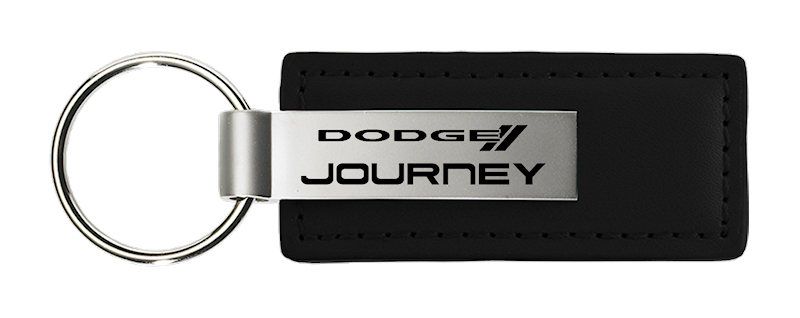 Journey Leather Key Fob - Black